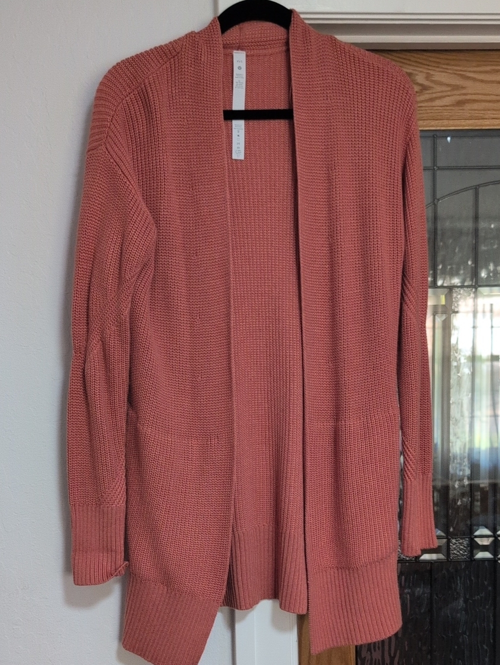 lululemon athletica Open-Front Coral Knit Cardigan